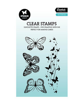 Studio Light PRE-ORDER Essentials Clear Stamps Butterflies (SL-ES-STAMP915)