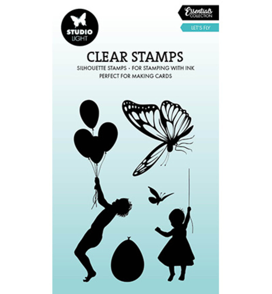Studio Light PRE-ORDER Essentials Clear Stamps Let's Fly (SL-ES-STAMP917)