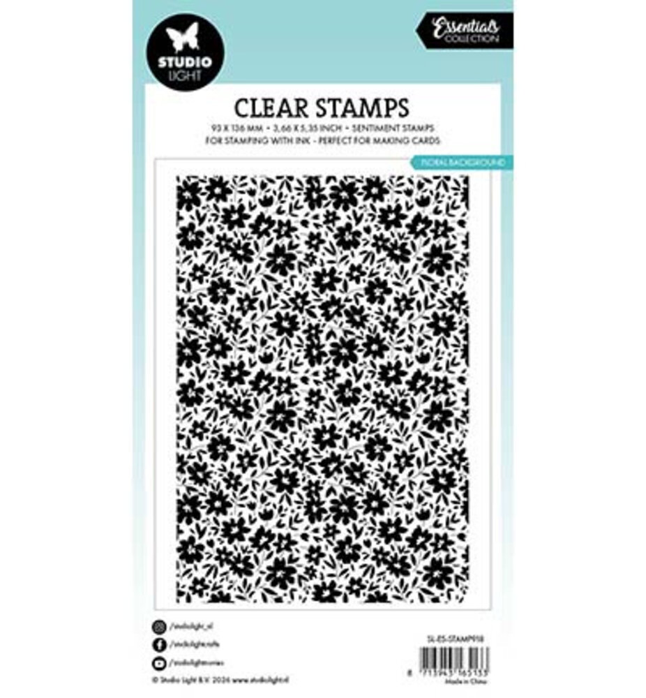 Studio Light Essentials Clear Stamps Flower Background (SL-ES-STAMP918)