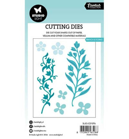 Studio Light Essentials Snijmal Branch & Florals (SL-ES-CD1076)