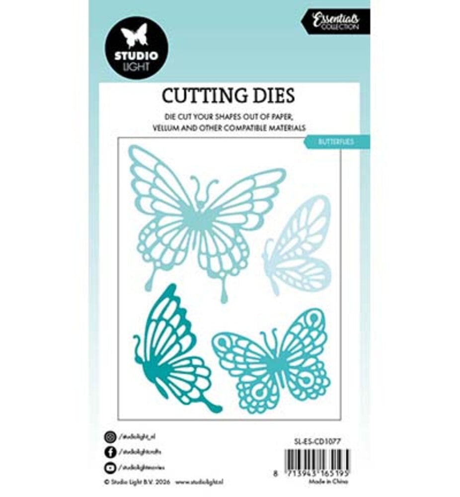 Studio Light PRE-ORDER Essentials Snijmal Butterflies (SL-ES-CD1077)
