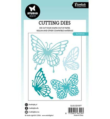 Studio Light PRE-ORDER Essentials Snijmal Butterflies (SL-ES-CD1077)