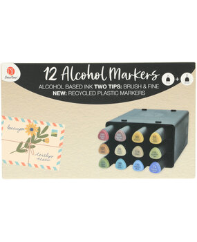 DécoTime 12 Alcohol Markers Eye of the Tiger (3005439)