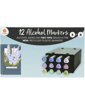 DécoTime 12 Alcohol Markers Blue Berry (3005439)