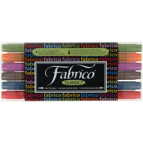 Tsukineko VersaCraft Fabrico Marker Set Landscape (6pcs) (FAM-6L)
