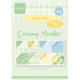 Marianne Design PRE-ORDER Dreamy Meadow A4 Pretty Papers Bloc (PK9219)