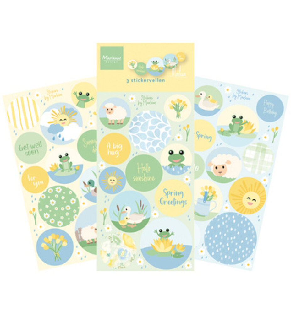 Marianne Design PRE-ORDER Dreamy Meadow Stickers (CA3223)