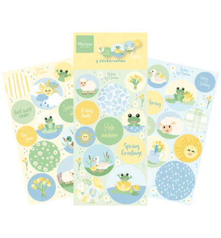 Marianne Design PRE-ORDER Dreamy Meadow Stickers (CA3223)