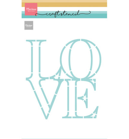 Marianne Design Craft Stencil A5 LOVE (PS8193)