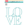 Marianne Design Craft Stencil A5 LOVE (PS8193)