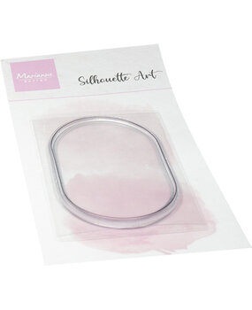 Marianne Design Silhouette Art Clear Stamps Oval Frame (CS1187)