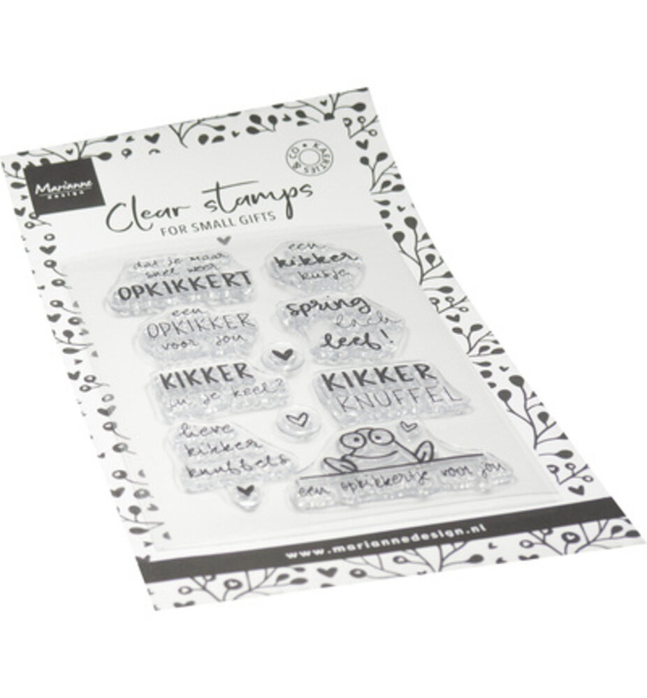 Marianne Design Kaertjes & Co Clear Stamps Opkikkers (CS1190)