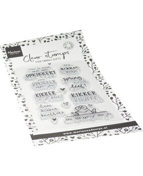 Marianne Design Kaertjes & Co Clear Stamps Opkikkers (CS1190)