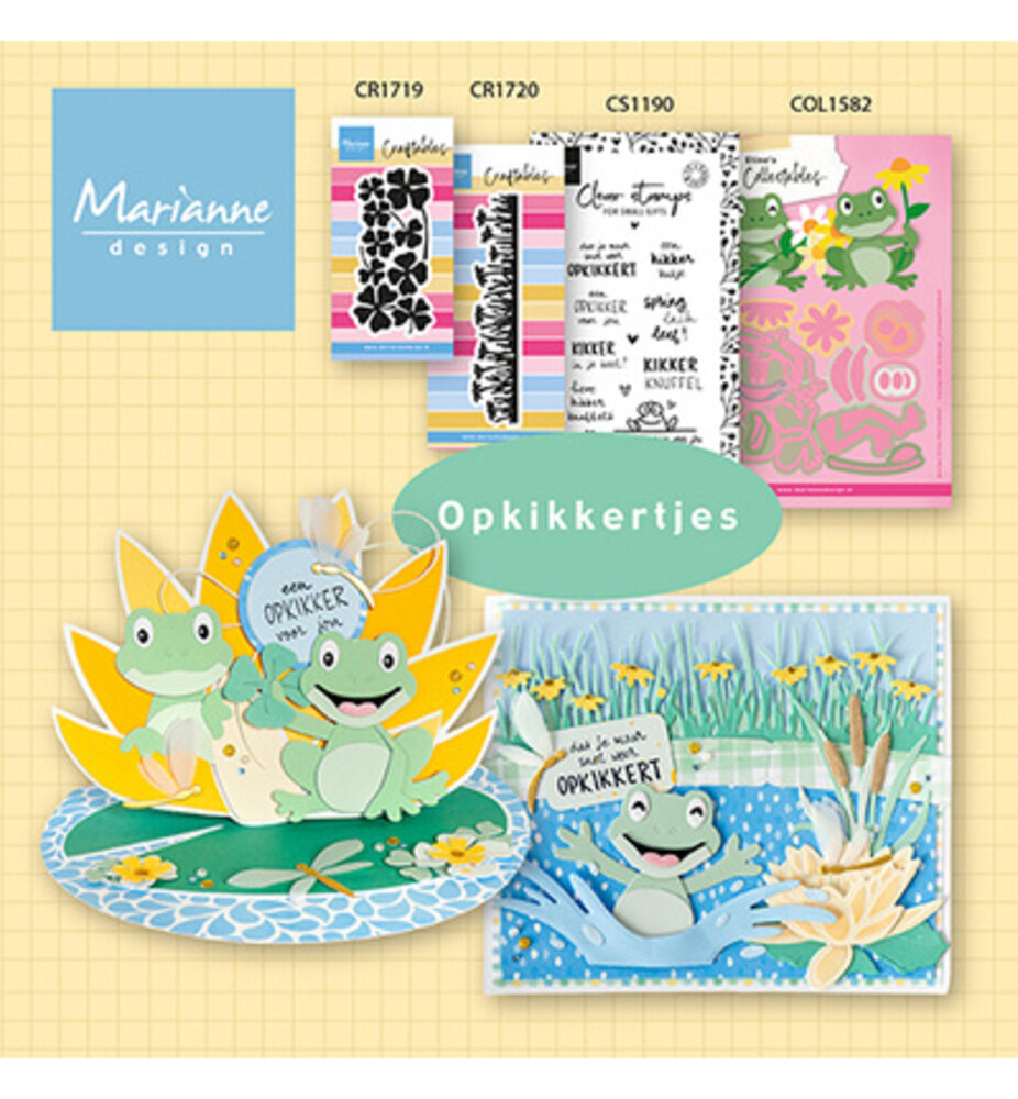 Marianne Design Kaertjes & Co Clear Stamps Opkikkers (CS1190)