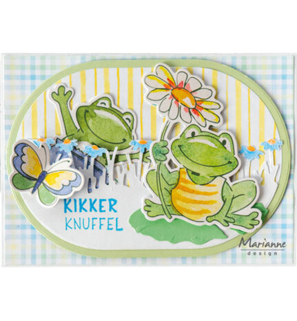 Marianne Design PRE-ORDER Kaertjes & Co Clear Stamps Opkikkers (CS1190)