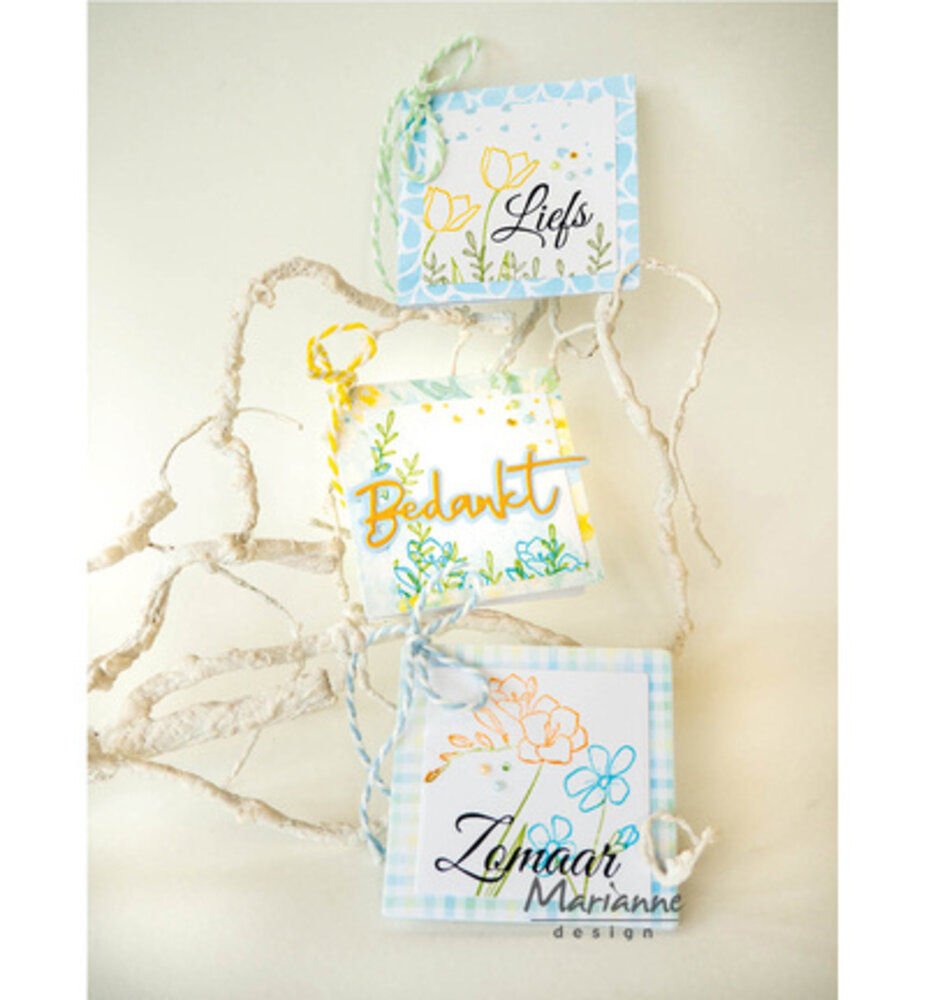 Marianne Design Craftables Flower Tag (CR1722)