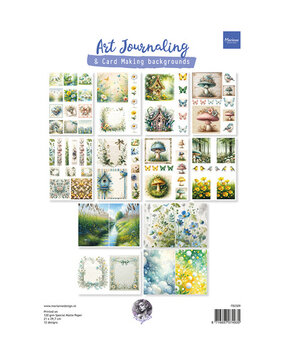 Marianne Design PRE-ORDER A4 Art Journaling Sring Set by Fairybells (FB2509)