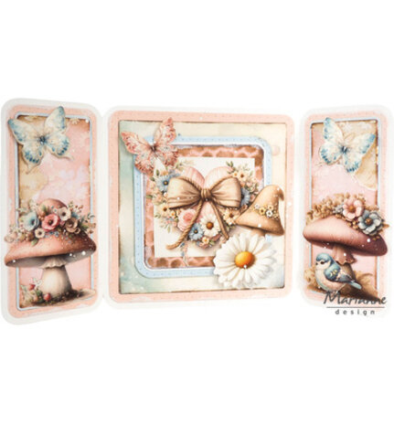 Marianne Design A4 Art Journaling Sring Set by Fairybells (FB2509)