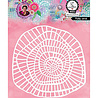 Studio Light PRE-ORDER Masking Stencil Funky Spiral (ABM-26-MASK383)