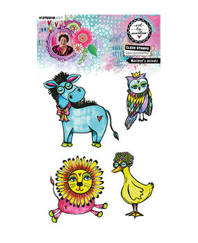 Studio Light PRE-ORDER Clear Stamp Marlene's Animals (ABM-26-STAMP922)
