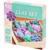 Craft Sensations Purple Flower Air Drying Clay Set (3214291)