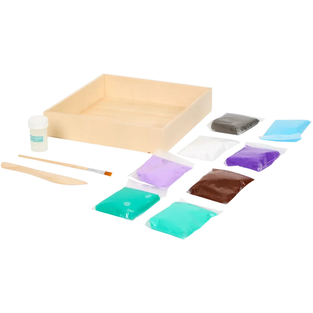 Craft Sensations Purple Flower Air Drying Clay Set (3214291)