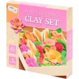Craft Sensations Pink Flower Air Drying Clay Set (3214291)
