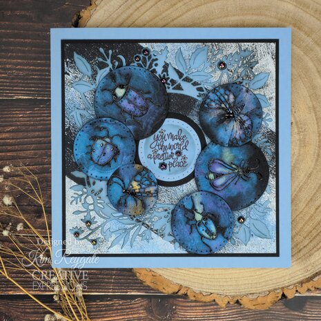 Woodware Petal Doodles Pretty Place Clear Stamps (JGS863) (OUTLET)