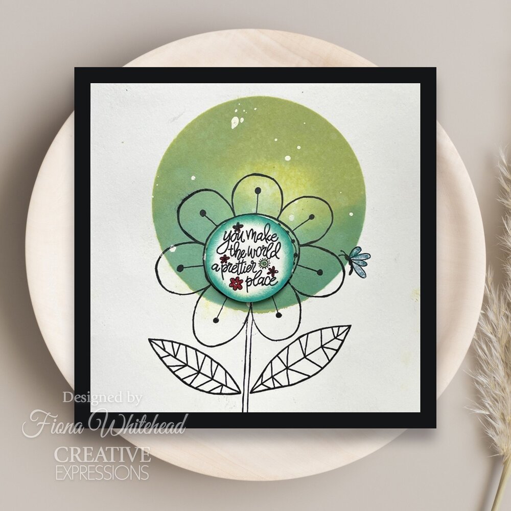 Woodware Petal Doodles Pretty Place Clear Stamps (JGS863) (OUTLET)