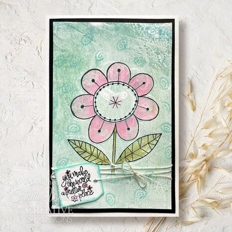 Woodware Petal Doodles Pretty Place Clear Stamps (JGS863) (OUTLET)