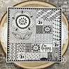 Woodware Petal Doodles Be Happy Clear Stamps (JGS862) (OUTLET)
