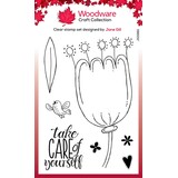 Woodware Petal Doodles Take Care Clear Stamps (JGS861) (OUTLET)