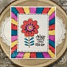 Woodware Petal Doodles Never Give Up Clear Stamps (JGS858) (OUTLET)