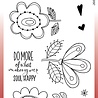Woodware Petal Doodles Happy Soul Clear Stamps (JGS856) (OUTLET)