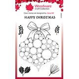 Woodware Big Bubble Bauble Twigs & Berries Clear Stamps (JGS815) (OUTLET)