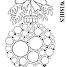 Woodware Big Bubble Bauble Best Wishes Clear Stamps (JGS814) (OUTLET)