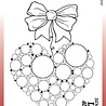 Woodware Big Bubble Bauble Heart Clear Stamps (JGS812) (OUTLET)