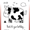 Woodware Fuzzie Friends Connie The Cow Clear Stamp (JGS804) (OUTLET)