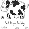 Woodware Fuzzie Friends Connie The Cow Clear Stamp (JGS804) (OUTLET)