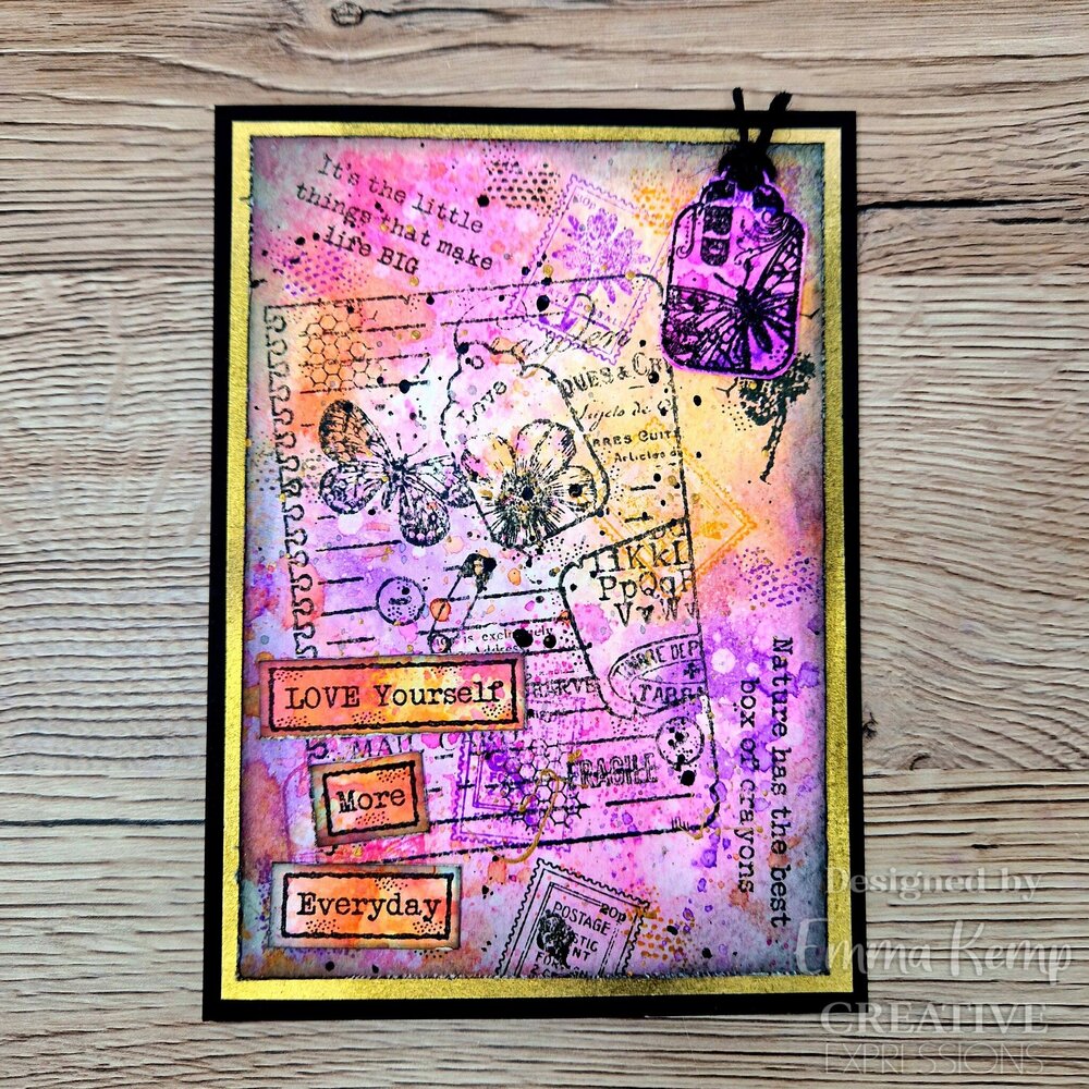 Woodware Vintage Tiles Clear Stamps (FRS986) (OUTLET)