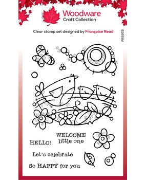 Woodware Bird Nest Clear Stamps (FRS972) (OUTLET) Woodware Bird Nest Clear Stamps (FRS972) (OUTLET)