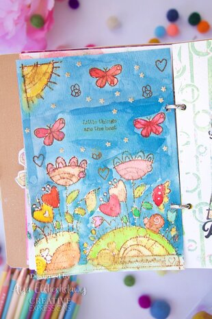 Woodware Flower Mound Clear Stamps (FRS967) (OUTLET)