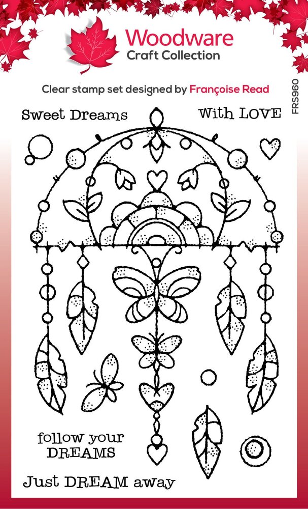Woodware Garden Dream Catcher Clear Stamps (FRS960) (OUTLET)