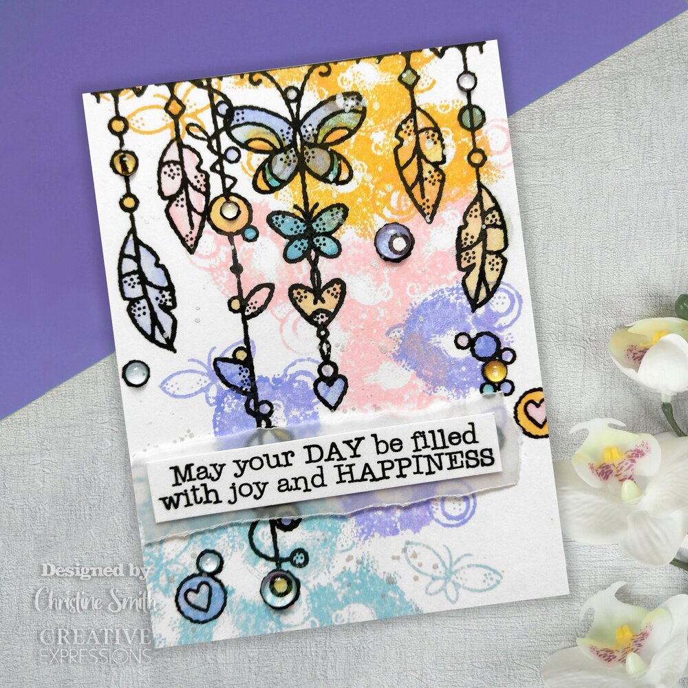 Woodware Garden Dream Catcher Clear Stamps (FRS960) (OUTLET)