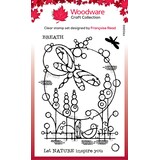 Woodware Dragonfly Pond Clear Stamps (FRS959) (OUTLET)