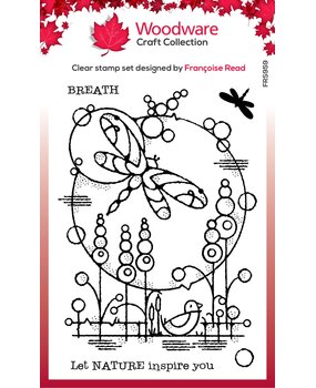 Woodware Dragonfly Pond Clear Stamps (FRS959) (OUTLET)