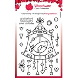 Woodware Wire Birdhouse Clear Stamps (FRS955) (OUTLET)