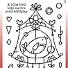 Woodware Wire Birdhouse Clear Stamps (FRS955) (OUTLET)