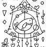 Woodware Wire Birdhouse Clear Stamps (FRS955) (OUTLET)