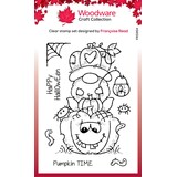 Woodware Pumpkin Gnome Clear Stamps (FRS954) (OUTLET)